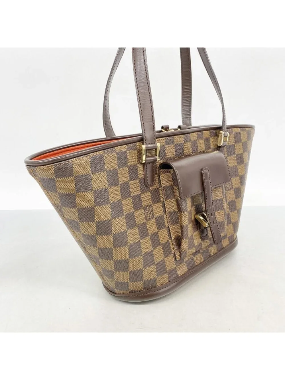 Louis Vuitton Handbag Damier Manosque PM Ebene